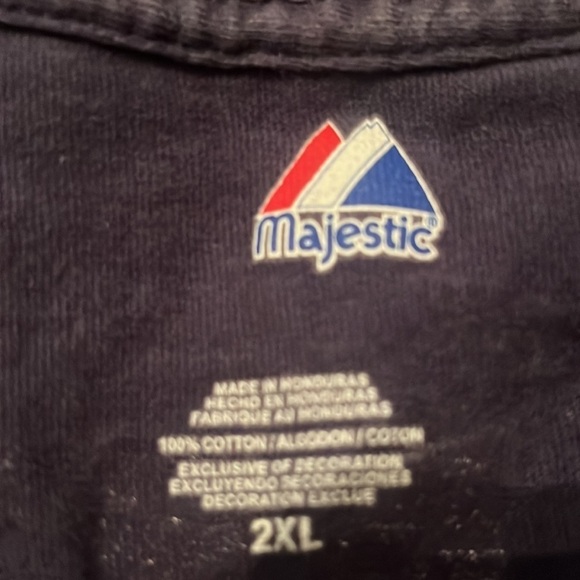 MAJESTIC Yankee Vtg T-Shirt #62 Sz 2X Chamberlain 90s - Picture 7 of 9